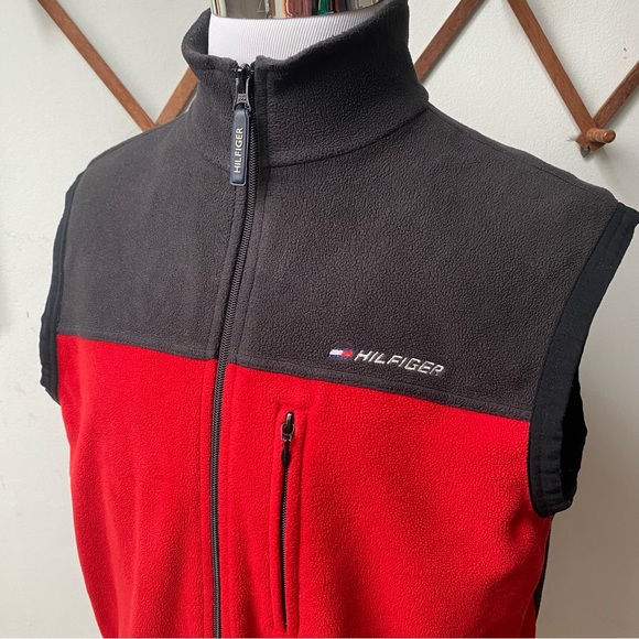Vintage Tommy Hilfiger Fleece Zip Up Vest - Picture 3 of 16